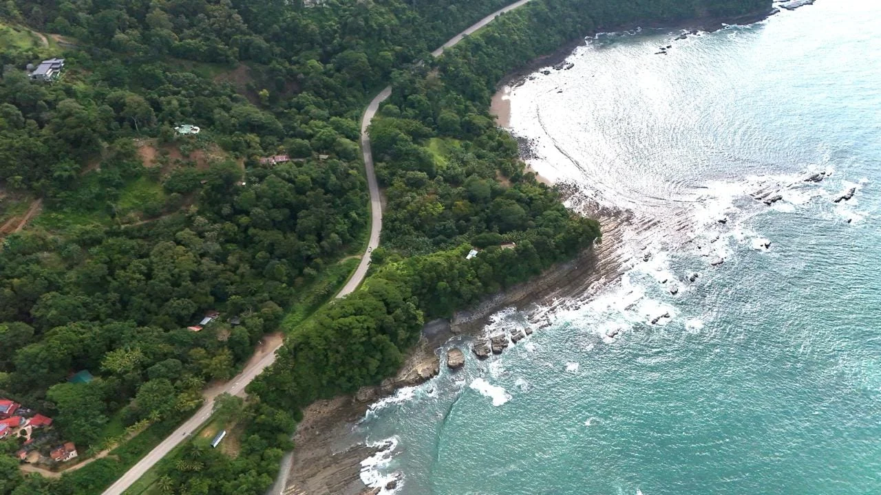 Vista de la propiedad desde el mar